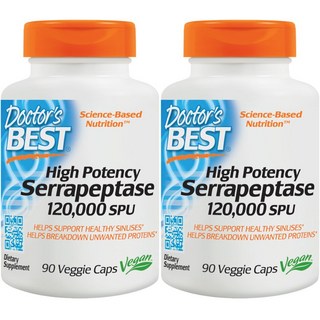 Doctor's BEST 鋸齒酵素&鈣複方素食膠囊, 90顆, 2罐