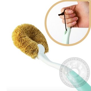 무지개몰 천연 고리형수세미 긴수세미솔