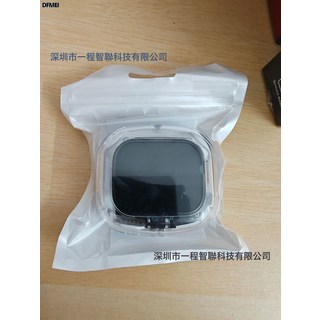 DFMEI 透明款airmax新升級帶APP全綵觸控屏ANC降噪無線藍牙耳機, 1個, 彩屏觸摸可連接APP+ANC降噪【白】透明袋包裝+說明書