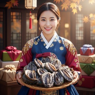 완도 활 전복 선물세트 특대 왕특대 선물 산소 해초 포장 명절 세트 선물용, 1개, 2.5kg(8-9미)