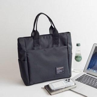 嚴選品質 內部分區設計 牛津帆布防水公文包 通勤14寸電腦包 商務辦公包 文件手提袋 男女適用 多功能大容量 輕便耐用
