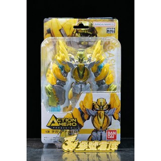 萬代 戰隊 可動公仔 第一戰隊 No.1 五獸者 特加神機器人 黃暴龍者, 1個