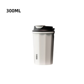 台灣出貨 希樂扣咖啡盃保溫盃便攜式簡約316不銹鋼學生男女隨行盃, 1個, 普通單盃300毫陞