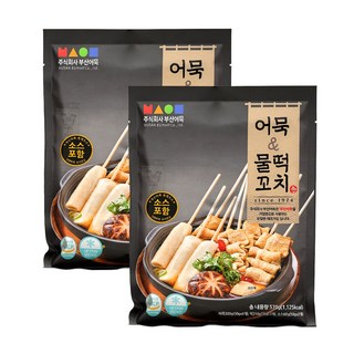부산어묵 꼬치어묵 & 물떡 소스포함, 2개, 570g