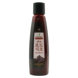 [항아리3년발효] 안현필 천연발효 포도식초, 1개, 550ml