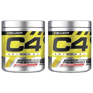 CELLUCOR C4運前肌酸粉末 櫻桃萊姆汁風味, 384g, 2罐
