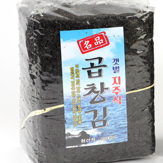 [25년11월햇김]특가할인 지주식 생김 곱창김 100매, 1박스, 400g