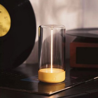 GEEKI 감성 인테리어 조명 무드등 수면등 수유등 침실 장식 램프 휴대용 USB 양자 와이어 주변 자기 분위기 야간 침대 옆 연구 새해 선물, Yellow, 4)Yellow