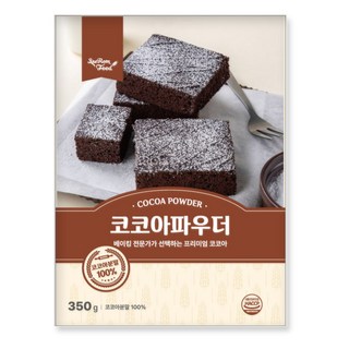 새롬푸드 무가당 코코아파우더 100% 두쫀쿠 두바이 쫀득 쿠키, 1개, 350g, 1개, 1개입