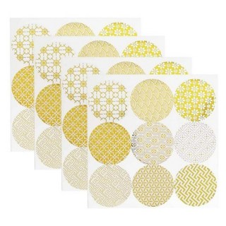 골드 금박 봉인 스티커 럭셔리 반짝이 밀봉 장식용, 1개, SDG 골드봉인스티커