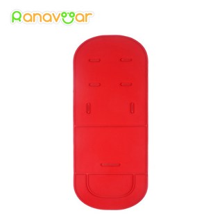 Fation 편안한 유모차 패드 사계절 소프트 시트 쿠션 카트 시트 매트 유모차 쿠션 0-24m, [01] red, 1개