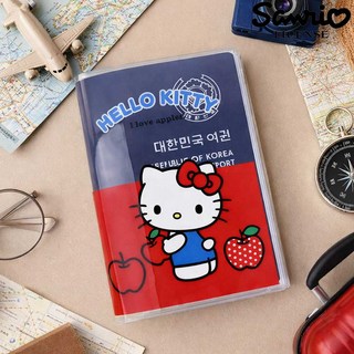 산리오 KOREA 정품 헬로키티 여권케이스 여학생 여아 주니어 여성여권지갑 여권준비물 여행지갑