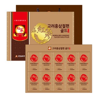 고려인삼유통 고려홍삼절편 골드 플러스 + 쇼핑백, 200g, 1개