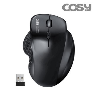 코시 무소음 세미 버티컬 무선마우스 M4059WL, (M2154WL), BLACK