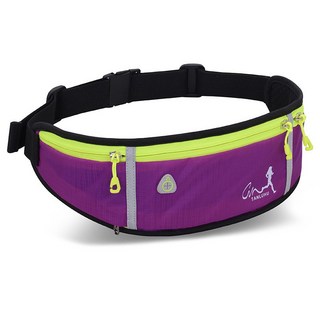 運動腰包手機腰包(台灣現貨 e發票)腰包可放水壼 隱形腰包 旅行腰包 腰帶包, 1個, 紫色-有標
