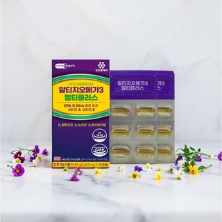 멀티비타민 알티지(rTG)오메가3 (1023mg), 30정, 3개