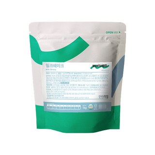 민트라벨 밀크쉐이크 파우더 1kg, 1개, 1개입