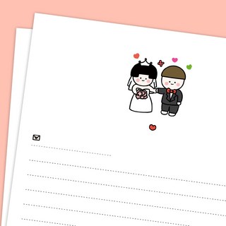 프로포즈 편지지 봉투포함