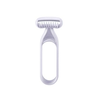 無感除毛刀 私密處刮毛器 輕薄鋒利不鏽鋼刀片 舒適刮毛不傷肌膚 綠 灰 粉, 1個, 馬卡紫