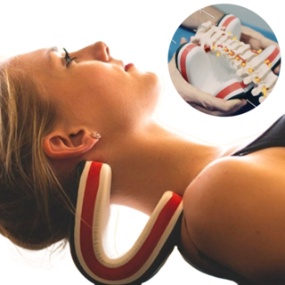 비쥬마켓 목견인기 거북목 교정기 경추 스트레칭, 1개