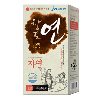 JW중외제약 창포연 염색약 헤어칼라 크림, 7호 자연흑갈색, 1개