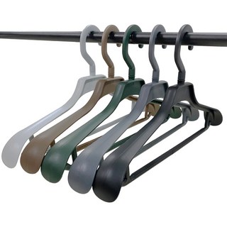 44cm 특대형 어깨뿔방지옷걸이 논슬립옷걸이 니트 옷걸이, 1개, 밝은회색