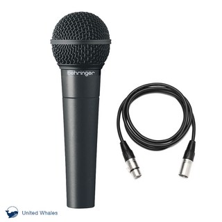 베링거 XM8500 유선마이크 보컬 녹음용 다이나믹 마이크 홀더 케이블 XLR-XLR 포함