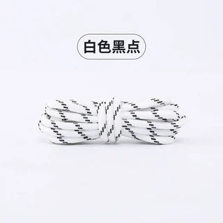 길이 100cm DIY 자유롭게 라운드 가죽 다채로운 MIU 신발 끈 캔버스 캐주얼 부츠 로프, 16 1 pair white, 01 100cm