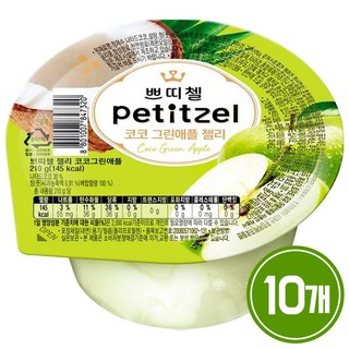 CJ제일제당 [CJ제일제당] 쁘띠첼 코코그린애플 210g x 10개