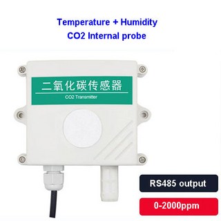 이산화탄소 측정기 CO2 센서 송신기 2000 5000ppm 1% 3% 65% RS485 4-20mA CO2 변환기, 07 3 in 1 2000ppm, 1개
