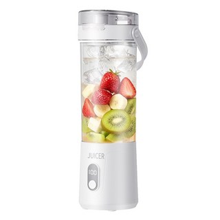 Richday 리치데이 무선 휴대용 블렌더 믹서기 주스 믹석컵, 화이트