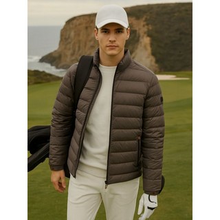 맥케이슨 남성 경량 구스다운 패딩점퍼 브라운 MDM4JD601BRO