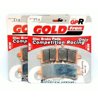 GOLDfren 頂級金屬燒結 GPR 輻射 brembo M4 M50 煞車皮，提升制動性能，安全可靠, 1個