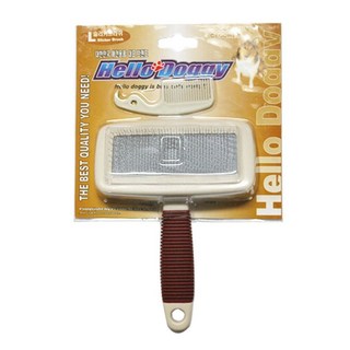 애완견 슬리커 브러쉬 L 반려동물 털 관리용 애완용 브러시 털빠짐 방지_ 2027644EA