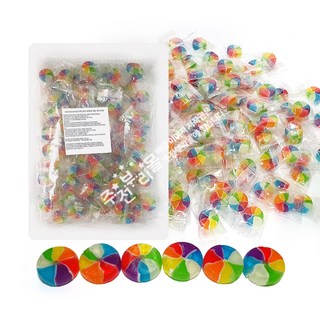 무지개 바람개비캔디, 500g, 1개