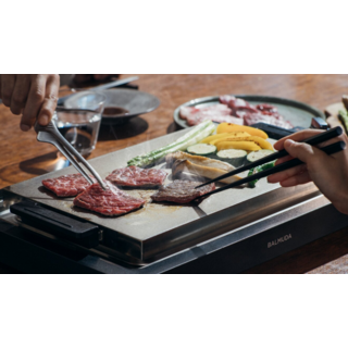 발뮤다 더 플레이트 프로 전기 그릴 K10A-BK 불판 일본, 블랙, ONE