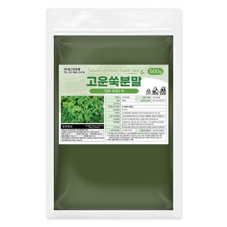 고운 쑥 가루 분말 500g 국내산, 1개