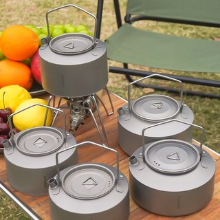 Snow rock 純鈦燒水壺 露營戶外輕量水壺 旅行裝備 健康飲水 超輕鈦壺 登山露營 快速導熱, 1個, 1000ml