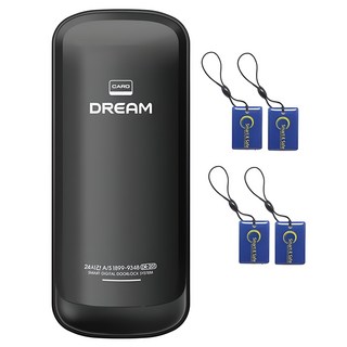 드림록 카드키포함 보조키 손잡이 없음 디지털 도어락, DR-201, 방문설치