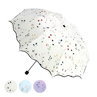 매니셀 휴대용 암막 초경량 3단 양산 우양산