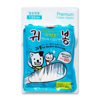 (2개)에티펫 귀청소 귀봉100매, 2개