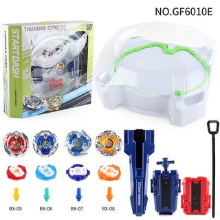 TOMY 爆裂陀螺競技場套裝 拼裝戰鬥陀螺 發射器 軌道戰鬥盤 老街口, 1個, E款陀螺套裝