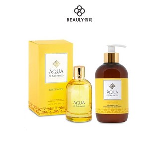 Aqua di Sorrento 青檸微風淡香精100ml/香氛沐浴凝膠400ml《BEAULY倍莉》組合送禮 香水推薦, 1個, 淡香精100ml+香氛沐浴凝膠400ml