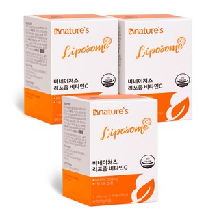 비네이쳐스 리포좀 고함량 비타민C 1100mg 90정 x 3박스 9개월분 폴란드원료, 3세트