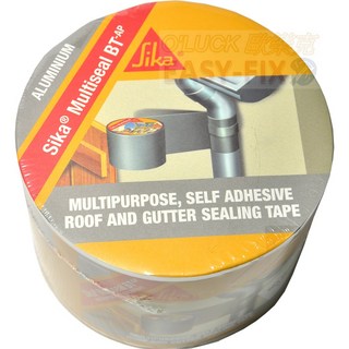 歐樂克修繕家 瑞士西卡 Sika MultiSeal BT AP 防水密封膠帶 鋁箔丁基橡膠 10m長 金屬專用, 1個