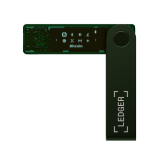 Ledger Nano X 렛저 나노 x Hardware Wallet 블루투스 콜드월렛 하드웨어 암호화폐 지갑 정품 미개봉 Emerald Green, 1개