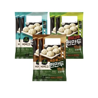 찐만두 3종 6판(찐만두 + 청양고추 + 육즙불고기), 찐만두 + 청양고추 + 육즙불고기, 168mg, 6개