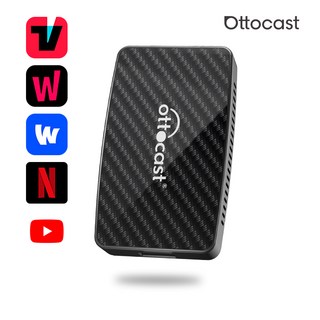 오토캐스트 Play2Video Pro무선 안드로이드 오토 앤 애플 카플레이 올인원 어댑터 유튜브 넷플릭스 가능