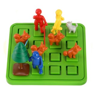 유아기관 상쾌한 강아지산책 문제해결 보드게임 이모선물 유치원장난감 가족놀이 체험, 1개, 그린