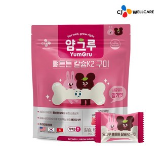 CJ 얌그루 뼈튼튼칼슘K2, 1개, 60정